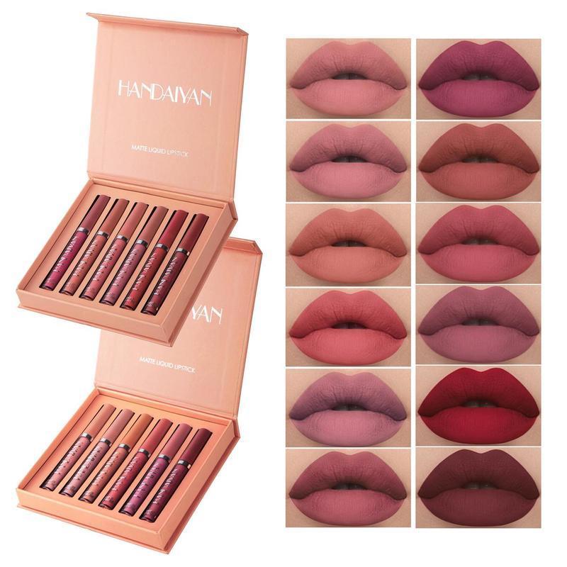 Matte Liquid Lipstick Set — Fluweelmat, intens & langdurig