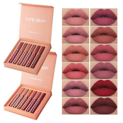 Matte Liquid Lipstick Set — Fluweelmat, intens & langdurig