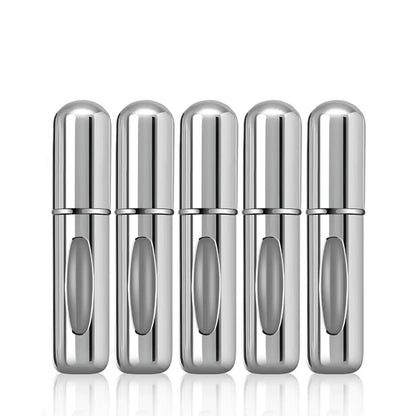1/5Pcs Travel Perfume Bottle Refillable Portable Mini Atomizer Spray Refill Bottle Women Pocket Dispenser Cologne Sprayer 5Ml