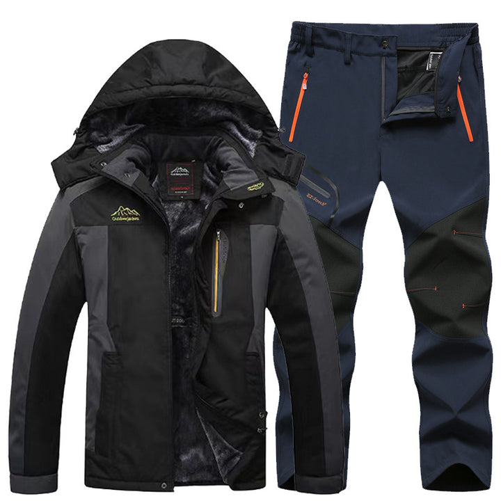 Outdoor Windproof And Frost-proof Men's Windproof Jacket Set