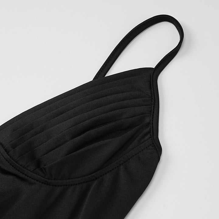 Bodycon partyjurk met spaghettibandjes