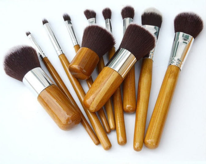 Bamboo Handle Makeup Brush Set