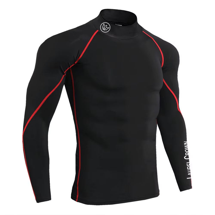 Gym Long Sleeve Shirt Men Fitness Training T-Shirt Running Sport Bodybuilding Skinny Tee Tops Muscle Workout Clothing