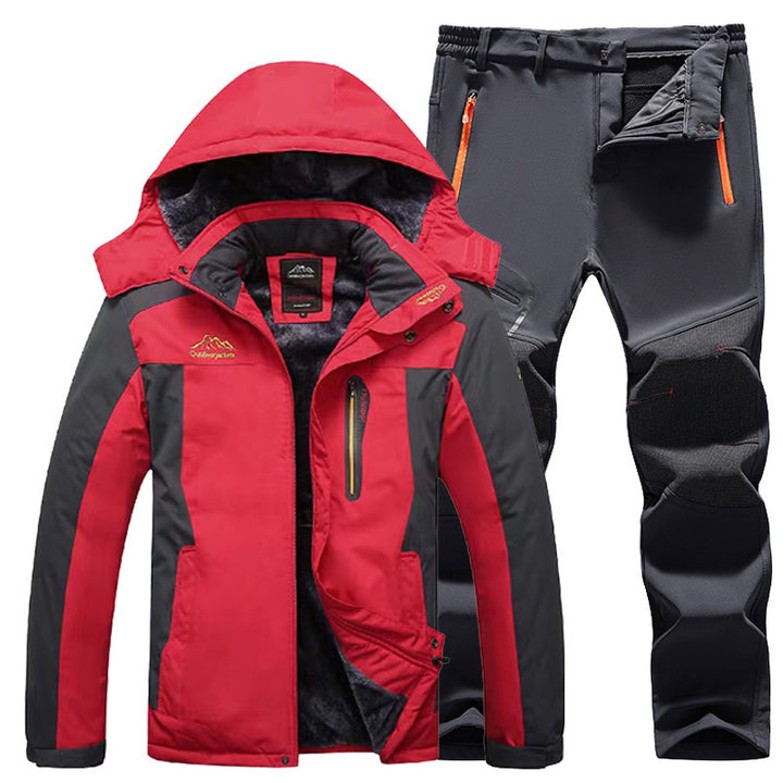 Outdoor Windproof And Frost-proof Men's Windproof Jacket Set