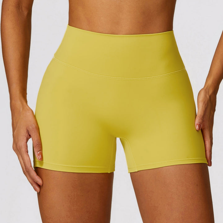 Yogashorts met hoge taille met buik correctie