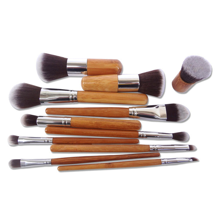 Bamboo Handle Makeup Brush Set