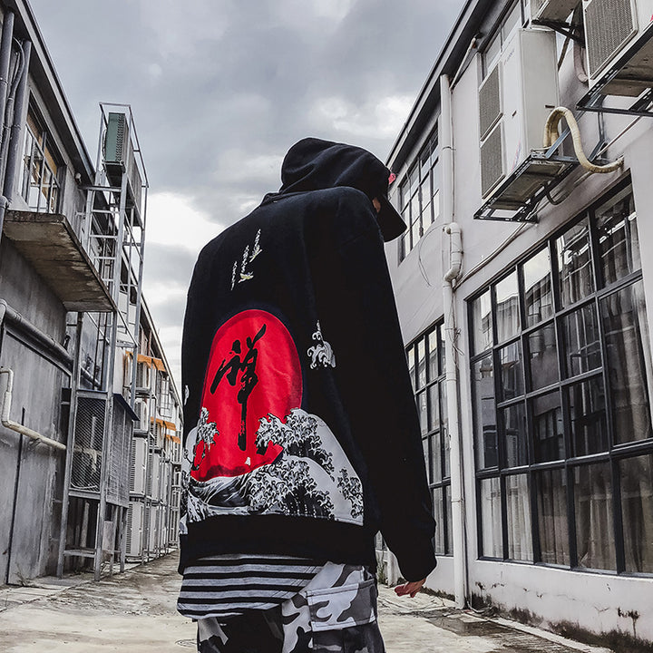 Heren hoodie party loose fit sweatshirt comfortabel en stijlvol | Lusch