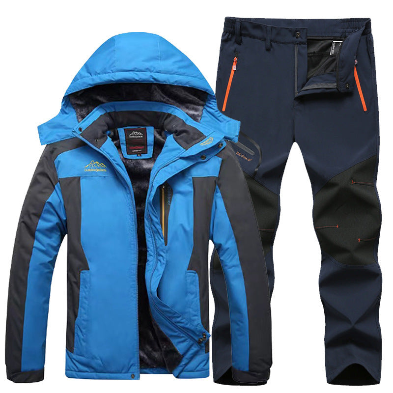 Outdoor Windproof And Frost-proof Men's Windproof Jacket Set