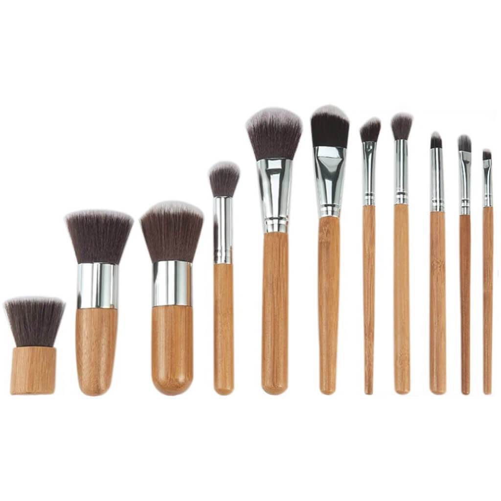 Bamboo Handle Makeup Brush Set