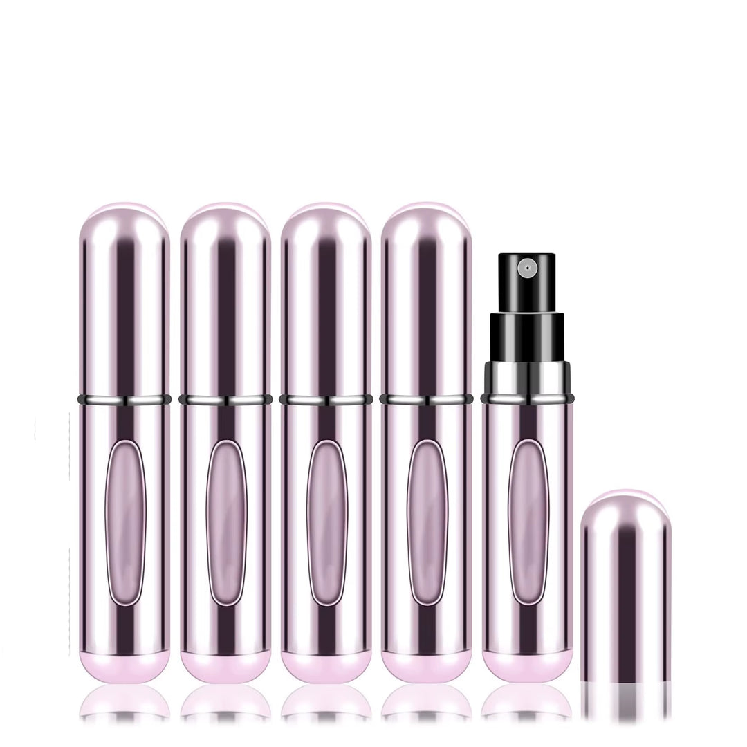 1/5Pcs Travel Perfume Bottle Refillable Portable Mini Atomizer Spray Refill Bottle Women Pocket Dispenser Cologne Sprayer 5Ml