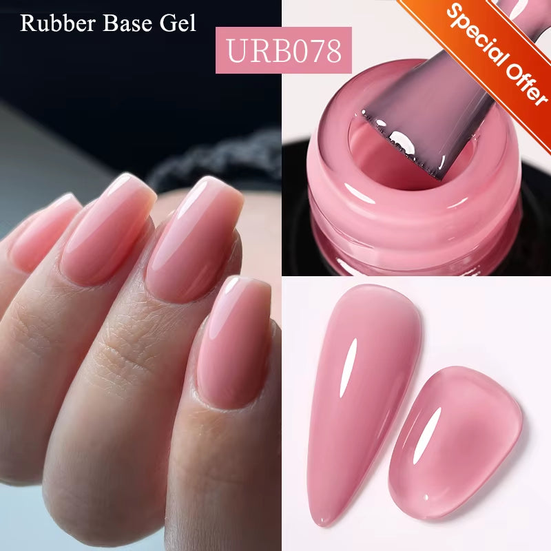 15Ml Extension Nail Gel Polish Nails Finger Form Clear Nude Pink Nail Art Camouflage Hard Gel Acrylic Nail Manicur