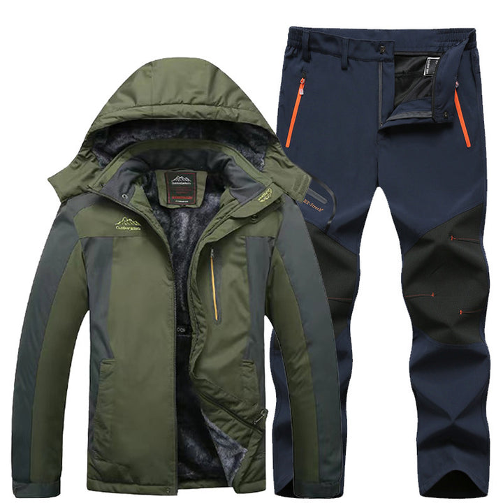 Outdoor Windproof And Frost-proof Men's Windproof Jacket Set