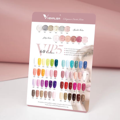 VIP5  Nail Gel Polish Kit HEMA FREE Jelly Pink Nude Color Sparkle Gel Varnish Self Leveling Gel Nail Varnish Whole Set