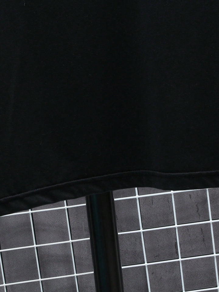 Manfinity Homme Men Letter Pattern Printed Short Sleeve Casual T-Shirt, Boyfriend Gift