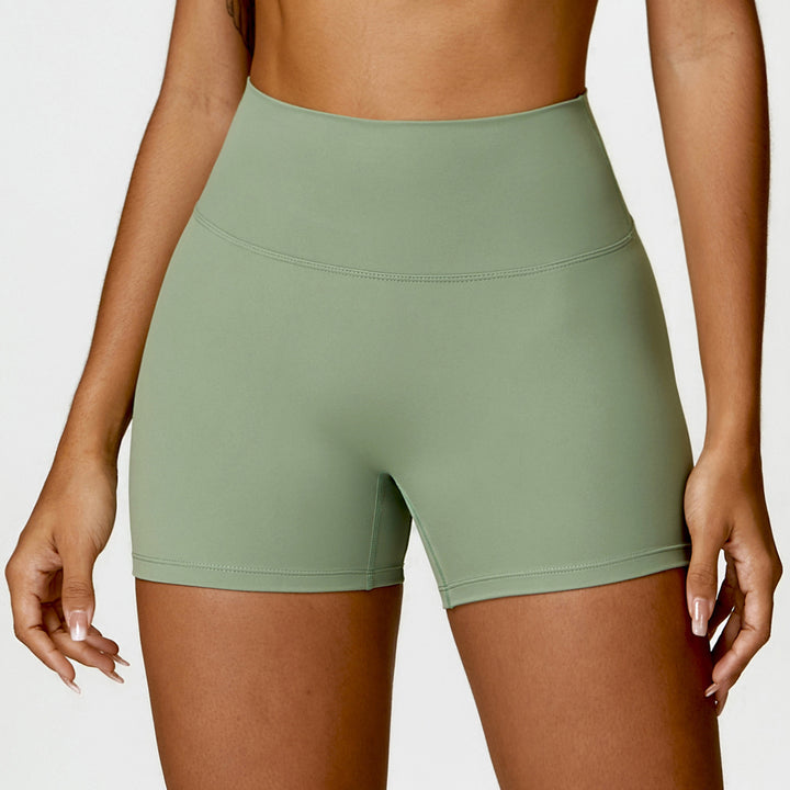 Yogashorts met hoge taille met buik correctie