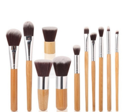 Bamboo Handle Makeup Brush Set