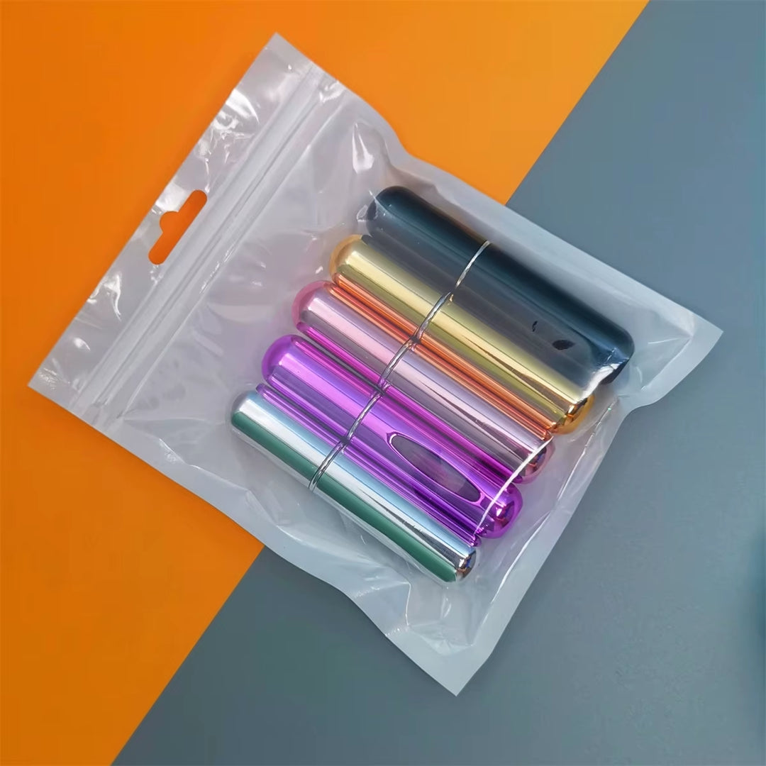 1/5Pcs Travel Perfume Bottle Refillable Portable Mini Atomizer Spray Refill Bottle Women Pocket Dispenser Cologne Sprayer 5Ml