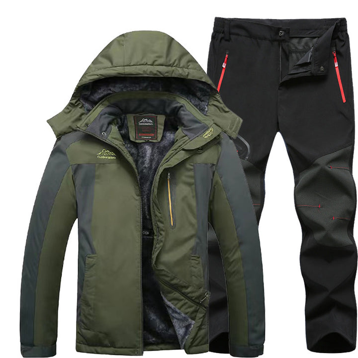 Outdoor Windproof And Frost-proof Men's Windproof Jacket Set