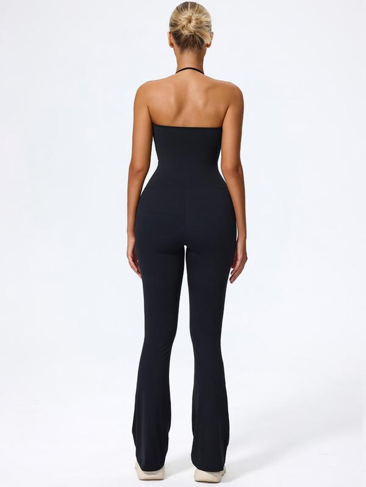 Women'S Casual Sleeveless Yoga Romper, Soft Nylon Elastane Fabric, No Padding, Perfect for Daily Wear, Outdoor Training, Gym Workouts