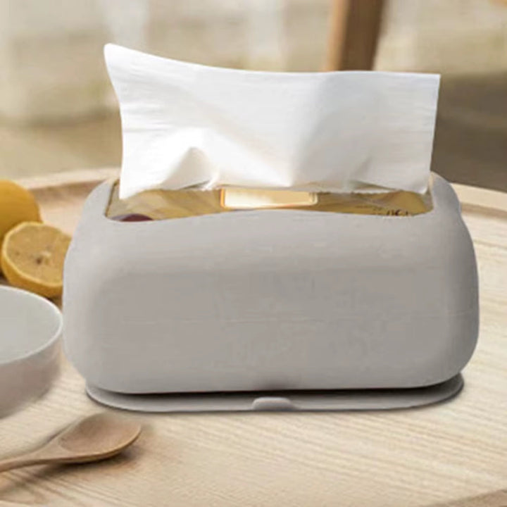 Punch-Free Silicone Tissue Box - Suction Cup