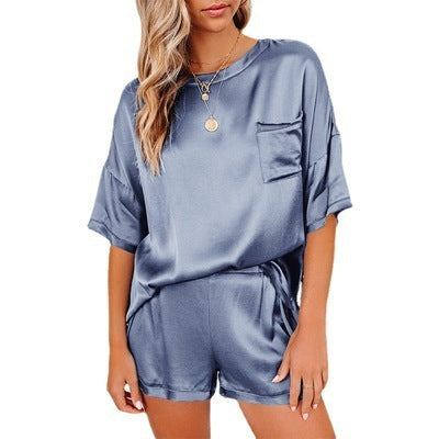 Korte mouwen pyjamaset dames slaap wear