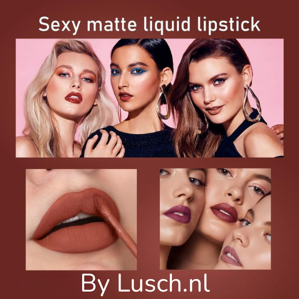 Matte Liquid Lipstick Set — Fluweelmat, intens & langdurig