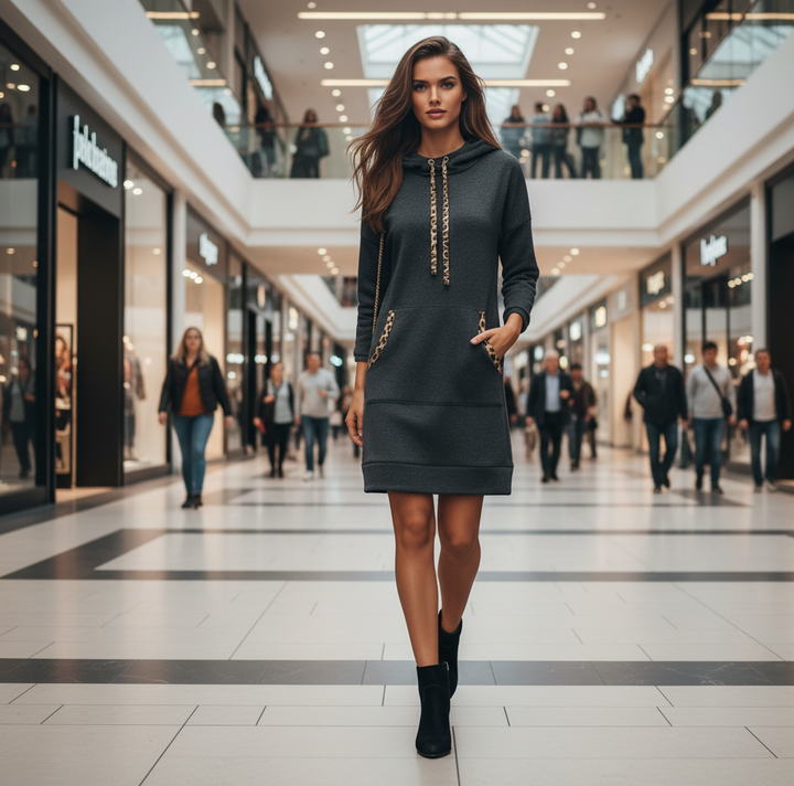 Dames hoodie met capuchon gr