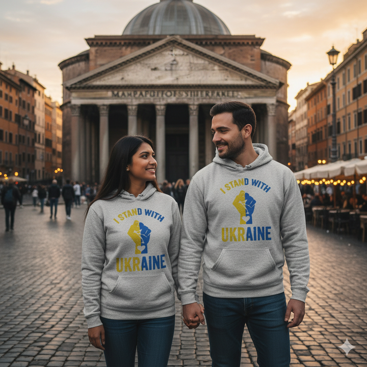 Unisex hoodie met print