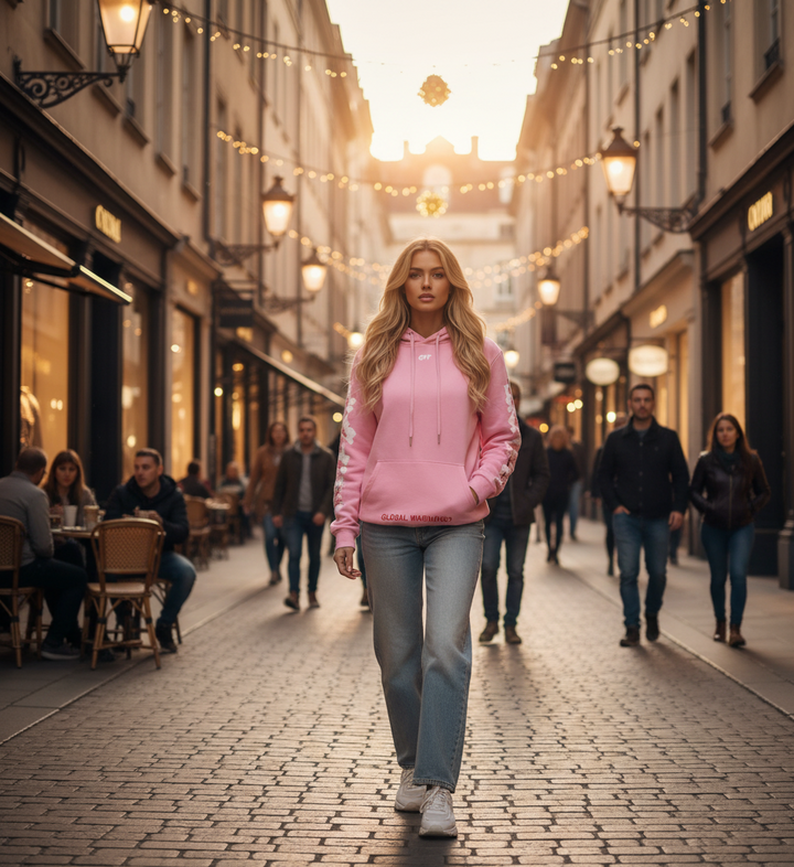 Roze hoodie - Lusch.nl