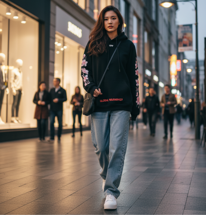 Hoodie Zwart - Lusch.nl