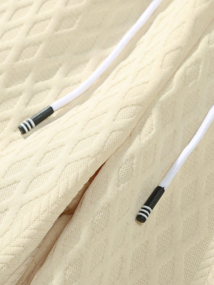 Jacquard Set (Roze) – Short Sleeve Shirt + Shorts