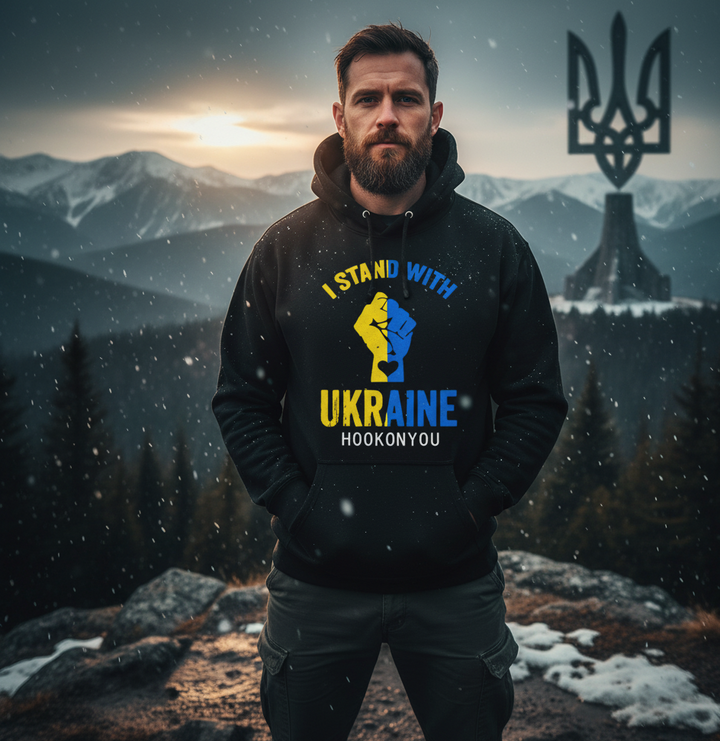 Unisex hoodie voor heren en dames zwart