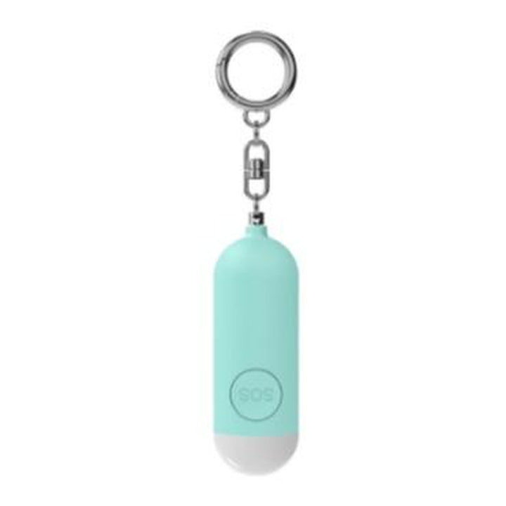 Personal Alarm Keychain for Women Self Defense - USB Rechargeable 130 Db Loud Safety Siren Whistle with LED Light – Panic Button or Pull Pin Alert Device Key Chain