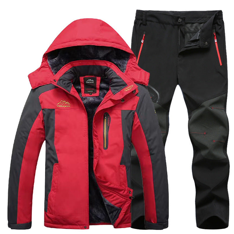 Outdoor Windproof And Frost-proof Men's Windproof Jacket Set