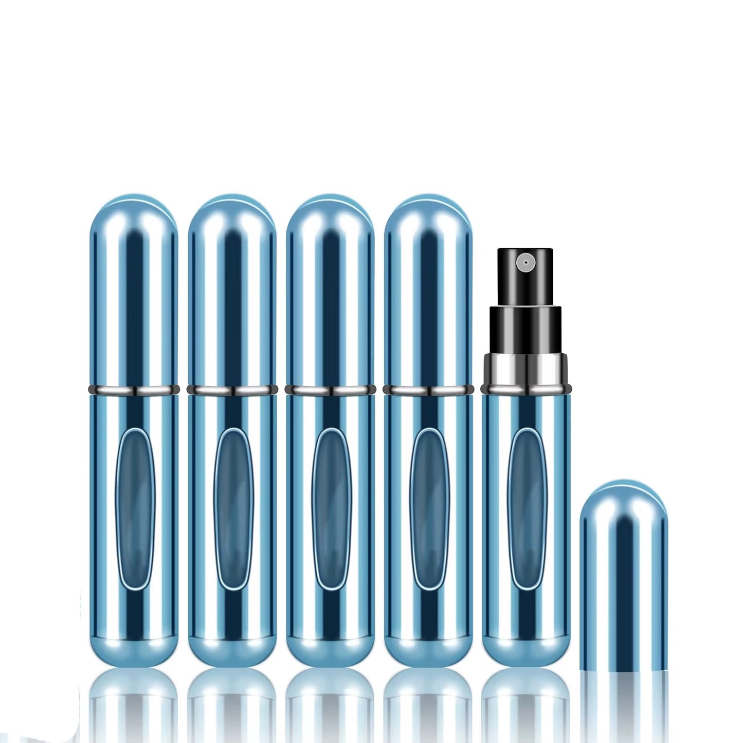 1/5Pcs Travel Perfume Bottle Refillable Portable Mini Atomizer Spray Refill Bottle Women Pocket Dispenser Cologne Sprayer 5Ml