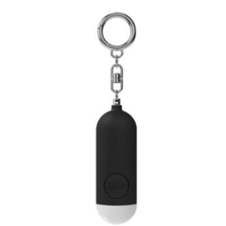 Personal Alarm Keychain for Women Self Defense - USB Rechargeable 130 Db Loud Safety Siren Whistle with LED Light – Panic Button or Pull Pin Alert Device Key Chain