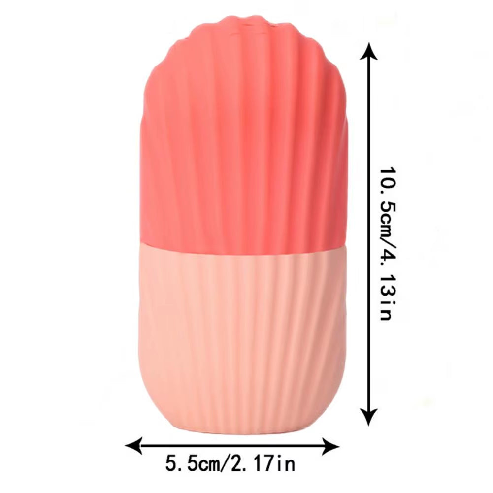 Ice Face Roller Skin Ice Cube Mold Anti-Slip Tray Shrink Pores Ice Maker for Eye Puffiness Face Tightening