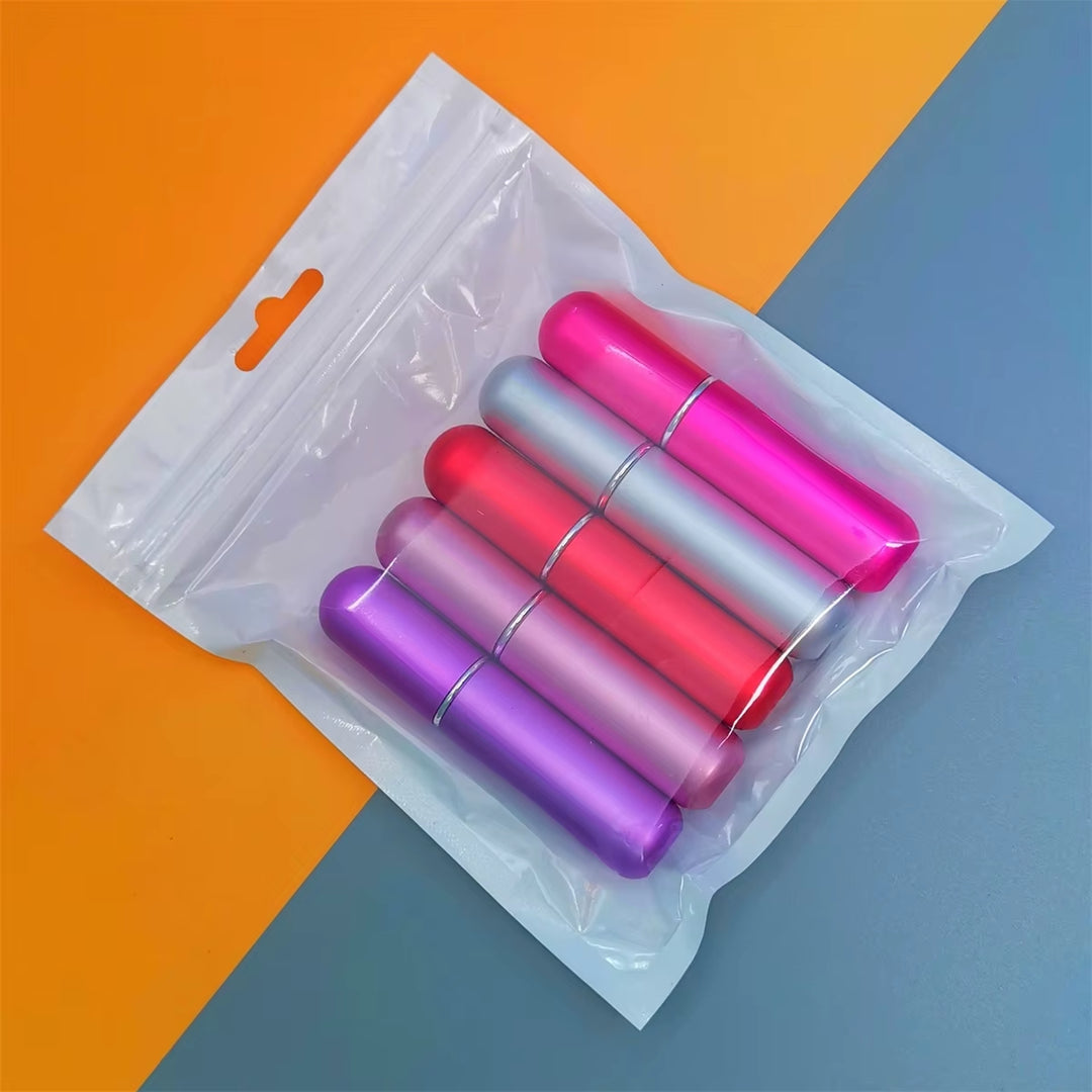 1/5Pcs Travel Perfume Bottle Refillable Portable Mini Atomizer Spray Refill Bottle Women Pocket Dispenser Cologne Sprayer 5Ml