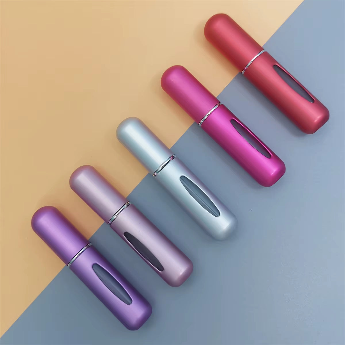 1/5Pcs Travel Perfume Bottle Refillable Portable Mini Atomizer Spray Refill Bottle Women Pocket Dispenser Cologne Sprayer 5Ml
