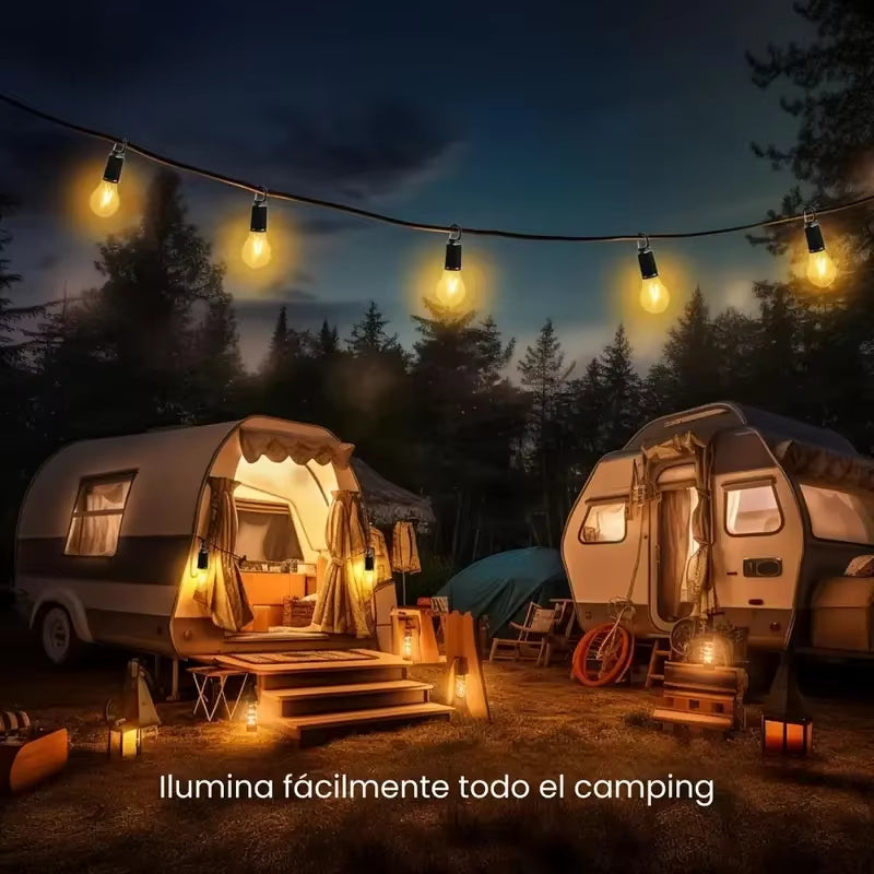 Camping Tent Light with Solar Charging