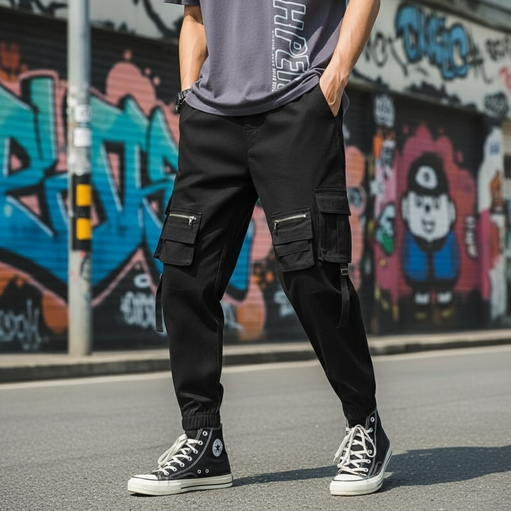 Multi-Pocket Harem Trousers - Premium Streetwear Broek
