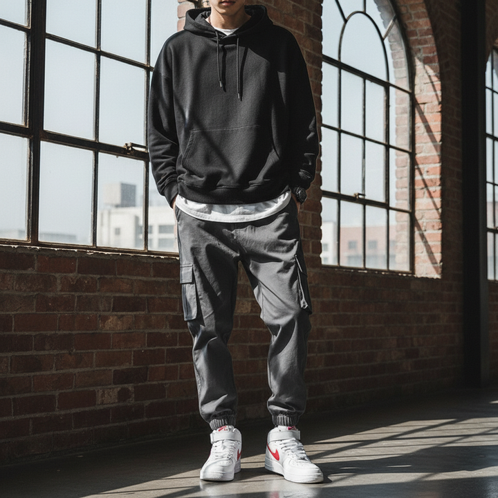 Multi-Pocket Harem Trousers - Premium Streetwear Broek