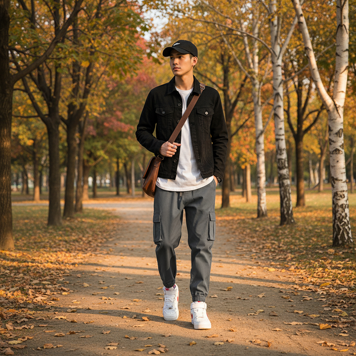 Multi-Pocket Harem Trousers - Premium Streetwear Broek