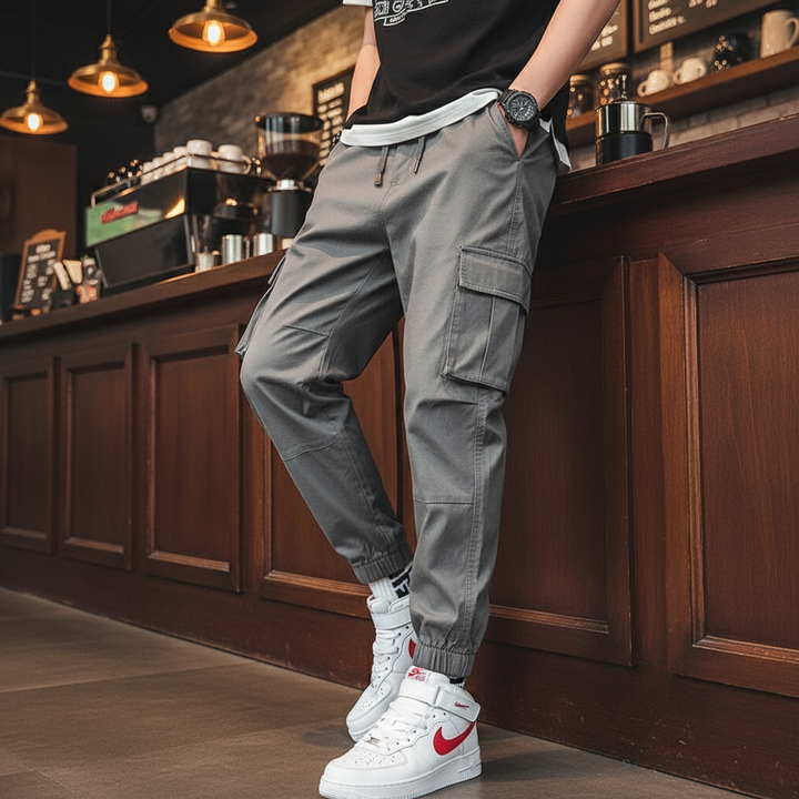 Multi-Pocket Harem Trousers - Premium Streetwear Broek